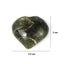 Calminds Labradorite Heart Crystal measurements