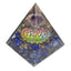 Lapis Lazuli Orgonite Pyramid side view