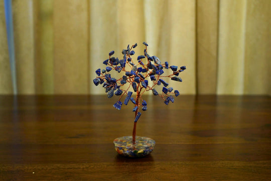 Blue Color Lapis Lazuli Crystal Tree