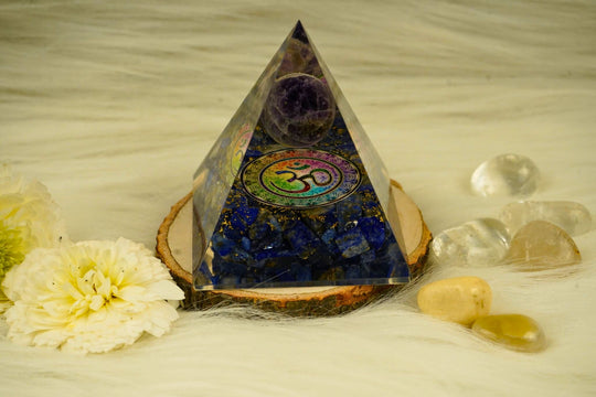 Lapis Lazuli Orgonite Pyramid
