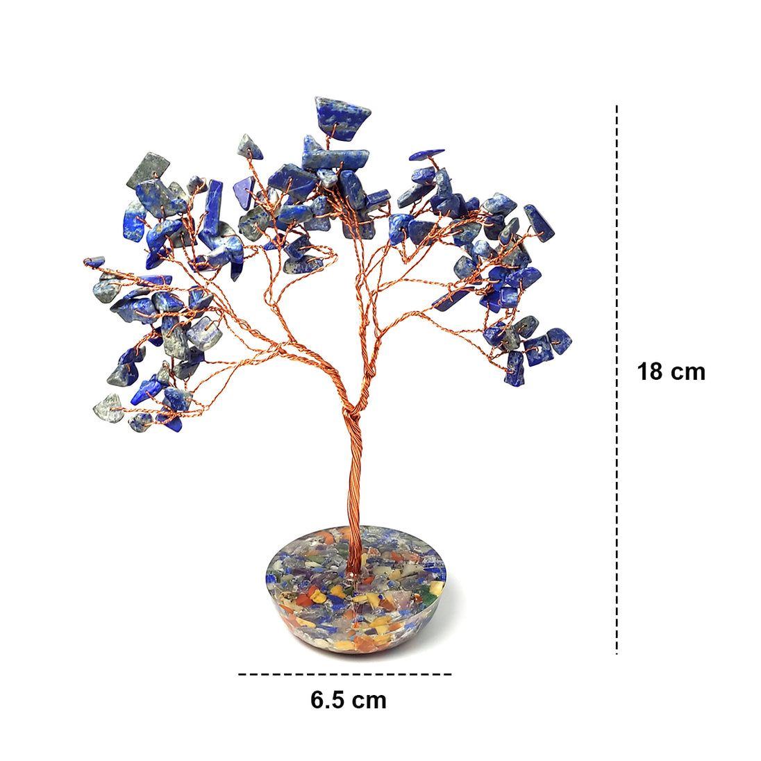 Lapis Lazuli Crystal Tree measurement