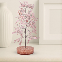 Rose Quartz Orgonite Crystal Tree for Love & Harmony