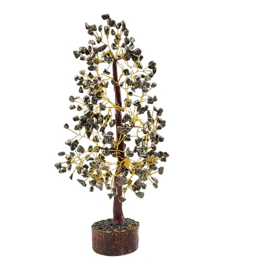 Original Pyrite Crystal Tree for Wealth Vastu and Money Magnet - Calminds