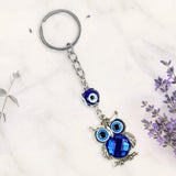 Owl Evil Eye Keychain