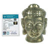 Pyrite Buddha Head with certificate 