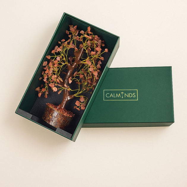 Red Jasper Crystal Tree inside box image