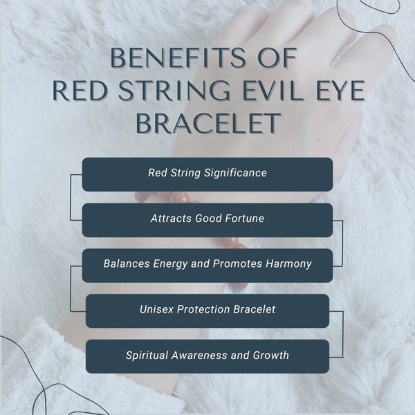 Red String Evil Eye Bracelet
