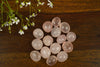 Pink Color Rose Quartz Tumbles by Calminds