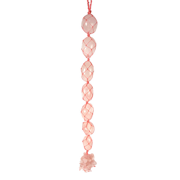 Rose Quartz Tumble Hanging