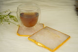 Rose Quartz Crystal Coaster