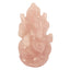 rose quartz ganesha idol figurine other side