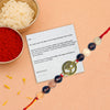 Sacred Glow Rakhi  – Positivity, Protection & Divine Connection