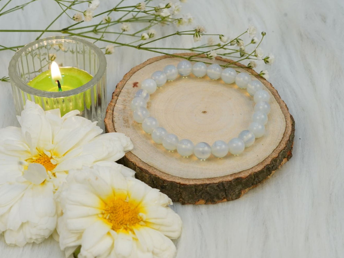 White Selenite Bracelet