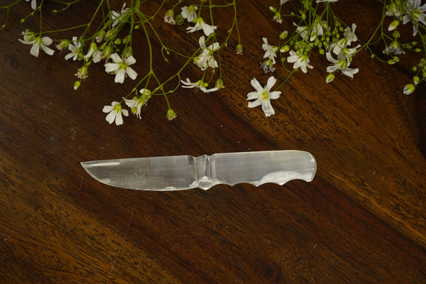 Selenite Energy Cleansing Knife