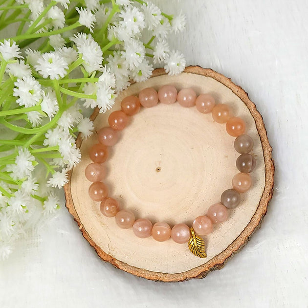 Natural Sunstone Bracelet By Calminds