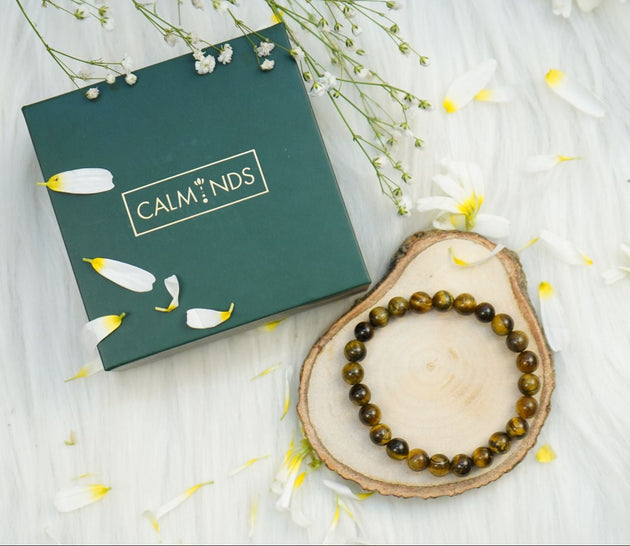 Tiger Eye Crystal Bracelet with a box