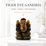 Tiger Eye Crystal Idol | Protection & Good Luck
