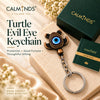 Turtle Evil Eye keychain