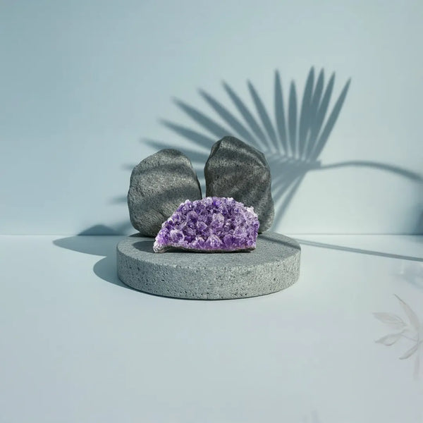 Natural Amethyst Crystal Cluster | Peace & Energy Cleansing