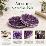 Amethyst Crystal Coaster