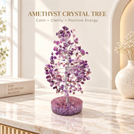 Amethyst Crystal Tree with Orgonite Base | Natural Stone Tree