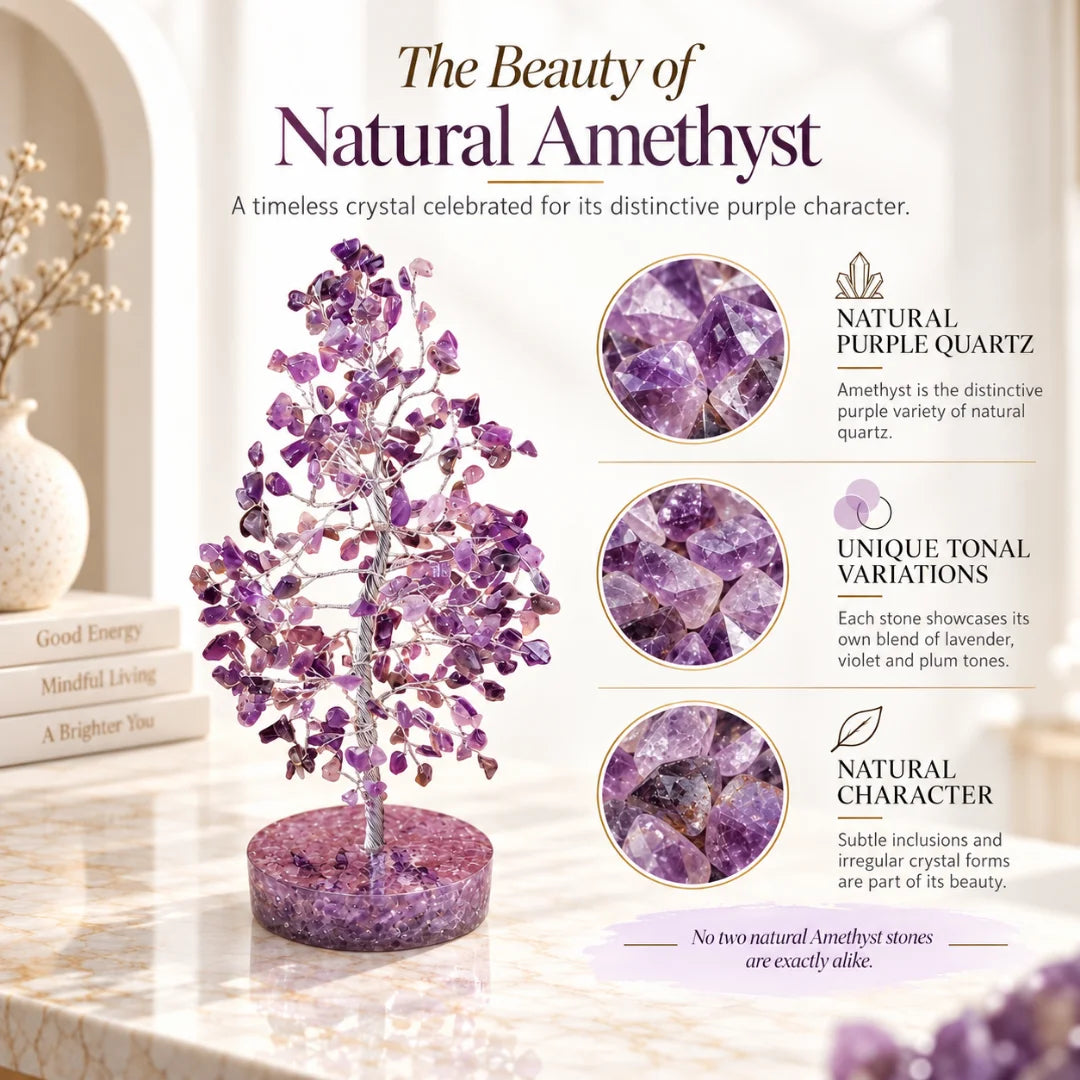 The beauty of natural amethyst: notes on purple tone, unique tonal variation and natural character