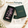 Amethyst Crystal Tree presented in a Calminds gift box with guide book and thank you card
