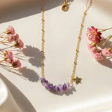 Amethyst Crystal Necklace for Calmness, Clarity & Inner Peace
