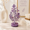 Amethyst Crystal Tree with Orgonite Base, front view