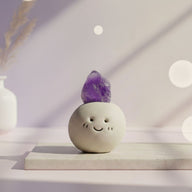 Amethyst Stone Happy Buddy