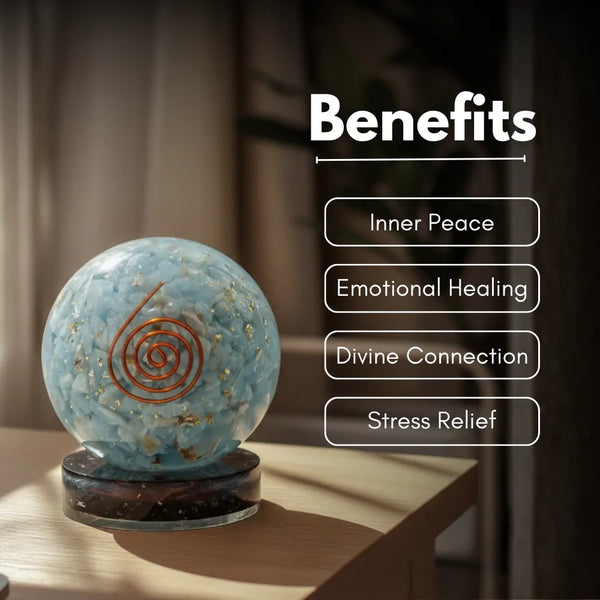 Angelite Orgone Ball