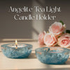 Angelite Tea Light Candle Holder set