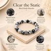 Black Rutile Quartz Healing Bracelet for protection and clarity