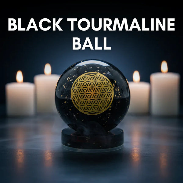 Black Tourmaline Orgone Ball