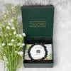 Natural Bloodstone Bracelet inside green box by Calminds
