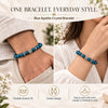 Blue Apatite Crystal Bracelet for Clarity & Communication (8mm) – natural crystal beads by Calminds