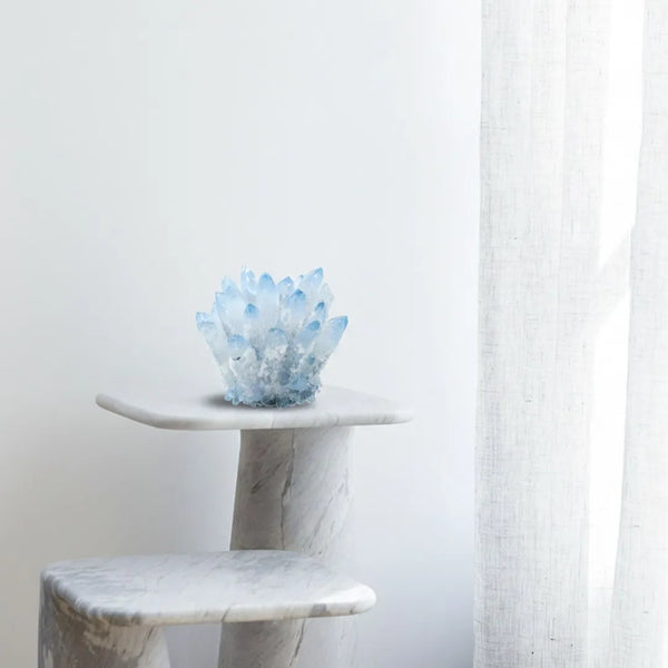 Natural Blue Crystal Cluster | Calm Energy, Clarity & Space Cleansing