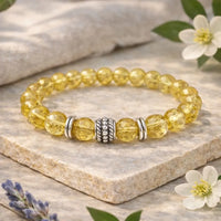 Citrine Crystal Bracelet for Money, Wealth & Success - (8mm)