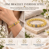 Citrine 8mm Crystal Bracelet – Wealth & Success – natural crystal beads by Calminds