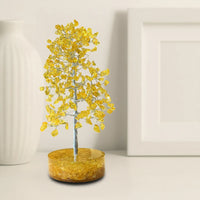 Natural Citrine Crystal Tree 25cm with Orgonite