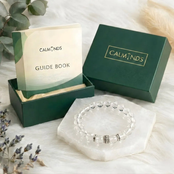 Clear Quartz Crystal Bracelet for Clarity, Focus & Energy