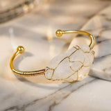 Clear Quartz Rough Bracelet | Energy Cleansing & Clarity