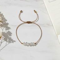 Clear Quartz Thread Bracelet