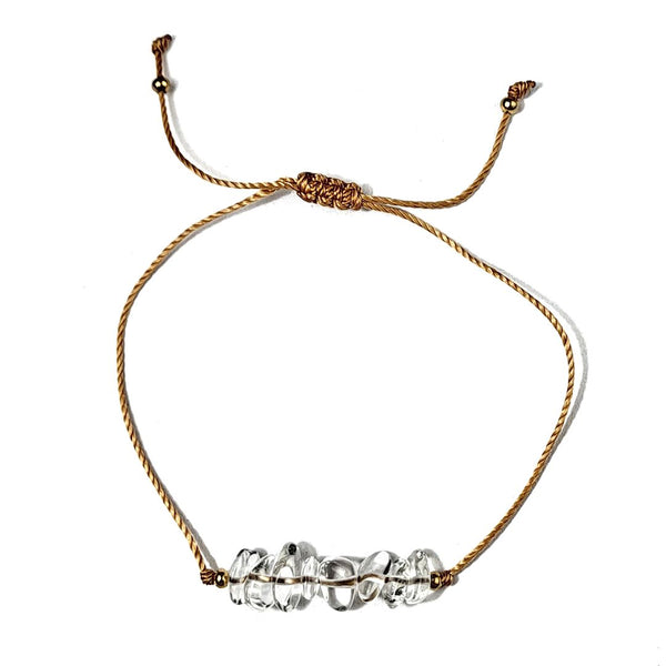 Clear Quartz Thread Bracelet