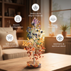 Crystal tree for home décor and positive energy