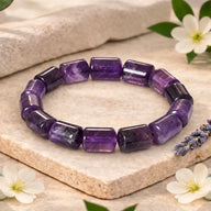 Cylindrical Bracelet Amethyst