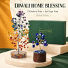 Diwali home blessing 7 chakra tree and evil eye tree festive gift