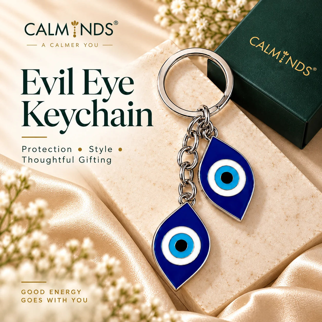 Evil Eye chain keychain