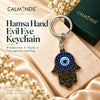 Evil eye keychain accessory for keys and bags