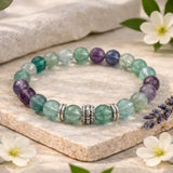 Fluorite Bracelet – The Stone of Genius for Focus - (8mm)